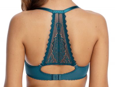 Gaia Lingerie Soft Touch Spacer -t-paitarintaliivit sininen T-paitaliivi, jossa sileät, saumattomat kupit sekä vaihdettavat olkaimet 65-95, D-H BM-6-BS-14-MOR-SP2