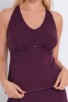 Curvy Kate Softease Vest Top -pyjamatoppi Fig-thumb Kaaritueton, toppaamaton pyjamatoppi 65-90 E/F - M/N CN-054-322-FIG