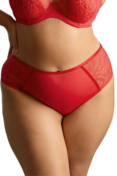 Sculptresse by Panache Sophia Deep Brief -alushousut - Red Joustopitsillä viimeistellyt alushousut Sophia-sarjaan. L/40 - 5XL/50 11192-RED