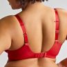 Sculptresse by Panache Sophia UW Stretch Lace Plunge -rintaliivit - Red-thumb Kaarituettu, toppaamaton joustopitsinen plungeliivi. 75-105, F-L 11196-RED