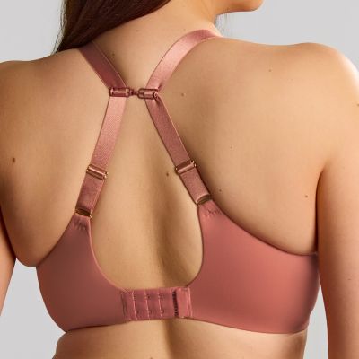 Sculptresse by Panache Sophia UW Stretch Lace Plunge -rintaliivit - Sienna Rose (ENNAKKOTILAUS 17.6.) Kaarituettu, toppaamaton joustopitsinen plungeliivi. 75-105, E-M 11196-SIE