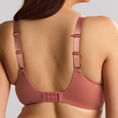 Sculptresse by Panache Sophia UW Stretch Lace Plunge -rintaliivit - Sienna Rose (ENNAKKOTILAUS 17.6.) Kaarituettu, toppaamaton joustopitsinen plungeliivi. 75-105, E-M 11196-SIE