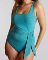 Panache Swimwear Sparkle UW Balcony -uimapuku - Teal-thumb Kaarituettu uimapuku näyttävällä rusetilla. 70-85, F-M SW2050A-TEL