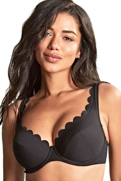 Panache Swimwear Spirit UW Plunge -bikiniliivit Black Kaarituettu bikiniliivi. 65-85, F-M SW1784-BLK