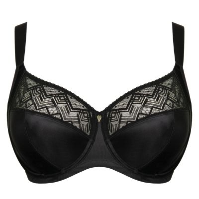 Curvy Kate Spotlight UW Full Cup Side Support -rintaliivit Black Kaarituettu, toppaamaton täyskuppiliivi. 70-105, G-O CK115111-BLK