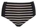 Stripes-maksibikinihousut Monochrome
