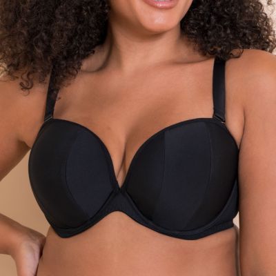 Curvy Kate Superhero Multiway Plunge -rintaliivit Black Kaarituettu, topattu erittäin syvään uurrettu liivimalli muunneltavilla olkaimilla. 70-90, D-M CK-088108-BLK