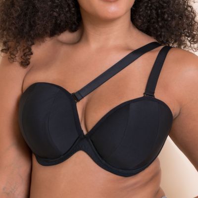 Curvy Kate Superhero Multiway Plunge -rintaliivit Black Kaarituettu, topattu erittäin syvään uurrettu liivimalli muunneltavilla olkaimilla. 70-90, D-M CK-088108-BLK