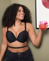 Curvy Kate Superhero Multiway Plunge -rintaliivit Black-thumb Kaarituettu, topattu erittäin syvään uurrettu liivimalli muunneltavilla olkaimilla. 70-90, D-M CK-088108-BLK