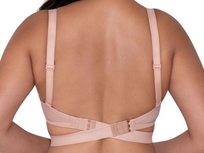 Curvy Kate SuperPlunge Multiway-rintaliivit Latte Kaarituettu, topattu erittäin syvään uurrettu liivimalli muunneltavilla olkaimilla 60-90, D-L CK-022107-LAE