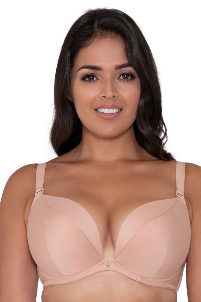 Curvy Kate SuperPlunge Multiway-rintaliivit Latte Kaarituettu, topattu erittäin syvään uurrettu liivimalli muunneltavilla olkaimilla 60-90, D-L CK-022107-LAE