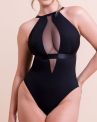 Scantilly by Curvy Kate Swerve NW -meshbody - Black-thumb Kaaritueton body säädettävillä ja muunneltavilla olkaimilla E-L-kuppikolle. S/36-38 - 2XL/52-54 ST040744-BLK