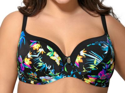 Ava Swimwear Blue Tropical UW Soft -bikiniliivit  65-100, D-L SK-119