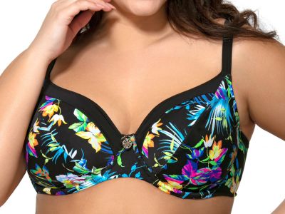 Ava Swimwear Blue Tropical UW Soft -bikiniliivit  65-100, D-L SK-119