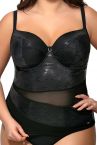 Ava Swimwear Black Rain UW Padded -tankini-thumb  65-100, D-L ST-20-BLK