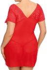 Anaïs apparel Anaïs+ Sydney-pitsimekko punainen-thumb  XL-6XL 
