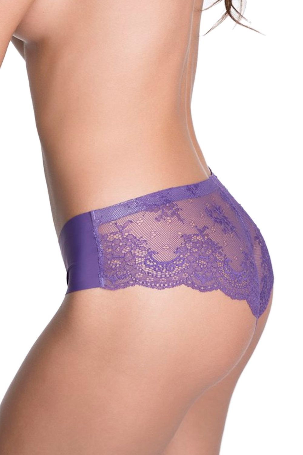 Julimex Lingerie Tanga Pantybrazilianhousut violetti Lumingerie