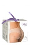 Julimex Lingerie Tanga Panty -brazilianhousut valkoinen-thumb Puolipeittävä brazilianhousu S-XL / 34-44 TNG-100/BIALE