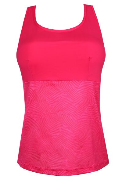 PrimaDonna The Game Tank Top urheilutoppi Electric Pink  S/38 - 3XL/48 6000581-ELP