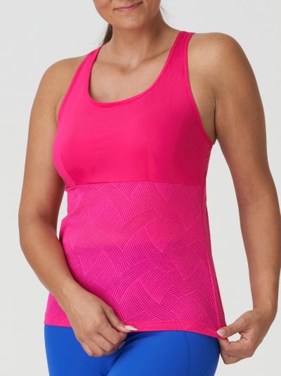 PrimaDonna The Game Tank Top urheilutoppi Electric Pink  S/38 - 3XL/48 6000581-ELP