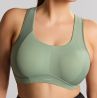 Sculptresse by Panache 9443 Thrive UW NP -urheilurintaliivit - Pale Green-thumb Kaarituettu, toppaamaton urheiluliivi, jossa olkaimissa racerback-mahdollisuus. 75-105, E-O SCU-9443-PAN