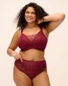 Elomi Tiernie Brief -alushousut - Tibetan Red-thumb Midihousut Tiernie-sarjaan. S/38 - 4XL/50 EL303350-TIB