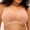 Elomi Tiernie NW -bralette - Sahara-thumb Kaaritueton, toppaamaton pitsi- ja meshbralette. 70-100, E/F - M/N EL303317-SAH