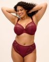Elomi Tiernie Thong -stringit - Tibetan Red-thumb Stringit Tiernie-sarjaan. S/38 - 3XL/48 EL303370-TIB