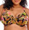 Elomi Tiger Valley UW Plunge -bikiniliivit Black -thumb Kaarituettu edestä avara plungemallinen bikiniliivi. 75-100, F-M ES802302-BLK