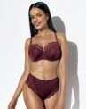 Ava Tremble UW Semi Soft -rintaliivit - Merlot-thumb Kaarituettu, puolitopattu liivi. 70-95, D-L AV2275-MER
