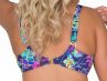 Akcent Tropical Vibes Soft -bikiniliivit Purple Leaves-thumb  65-95, D-L AN-239-BBM