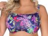 Akcent Tropical Vibes Soft -bikiniliivit Purple Leaves-thumb  65-95, D-L AN-239-BBM