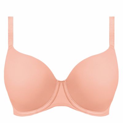 Freya Undetected UW Moulded Demi -t-paitaliivit Ash Rose Kaarituettu, topattu t-paitaliivi sileillä kupeilla ja muunneltavilla olkaimilla. 60-85, D-L AA401708-ASE