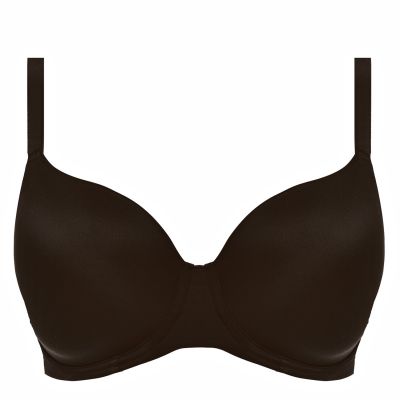 Freya Undetected UW Moulded Demi -t-paitaliivit Black Kaarituettu, topattu t-paitaliivi sileillä kupeilla ja muunneltavilla olkaimilla. 60-85, D-L AA401708-BLK