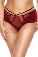 Valentina Strap Brief -hipsterhousut Claret