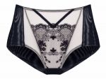 Venetia High Waist -alushousut Black/Beige