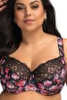 Nessa Vera UW Soft Minimizer -rintaliivit - Floral-thumb Kaarituettu, toppaamaton liivimalli, joka antaa pienentävän vaikutelman. 75-110, D-P N507