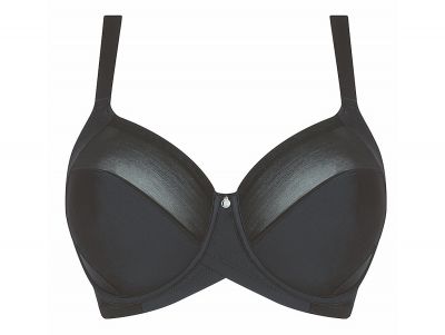 Curvy Kate WonderFull Full Cup -rintaliivit musta Kaarituettu, toppaamaton täyskuppinen liivi erityisillä pehmustetyynyillä kaaritukien päissä 70-105, E-O CK-018-102-BLK