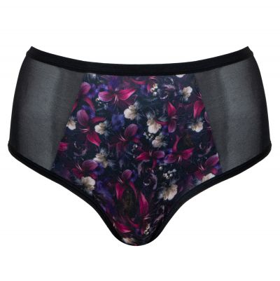 Curvy Kate Wonderfully-alushousut Black Floral Short-mallin alushousut Wonderfully-sarjaan. 38-50 CK-061-201-BFL