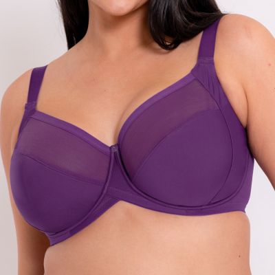 Curvy Kate Wonderfully Full Cup -rintaliivit Purple Kaarituettu, toppaamaton täyskuppinen liivi. 70-105, E-O CK-061-102-PUR