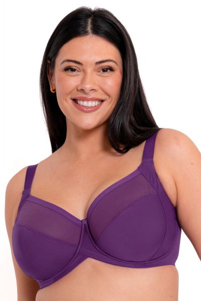 Curvy Kate Wonderfully Full Cup -rintaliivit Purple Kaarituettu, toppaamaton täyskuppinen liivi. 70-105, E-O CK-061-102-PUR