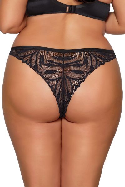 Ava Yasemin-brazilianstringit Black Brazilianstringit Yasemin-sarjaan. M-3XL AV2105/B-BLK