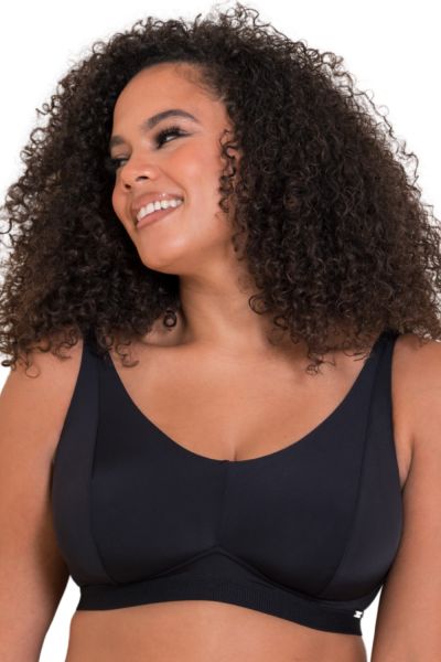 Curvy Kate Zen NW Soft -bralette Black Kaaritueton bralette säädettävillä olkaimilla. 65-90 E/F - M/N CK093110-BLK