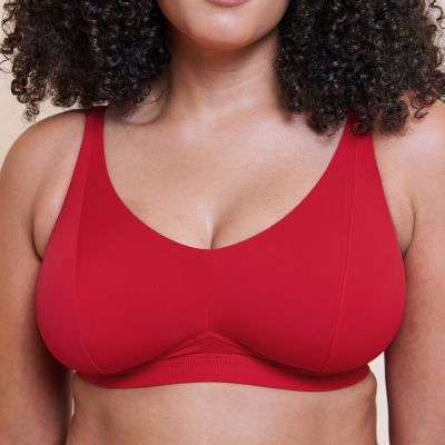 Curvy Kate Zen NW Soft -bralette - Red Kaaritueton bralette säädettävillä olkaimilla. 65-90 E/F - M/N CK093110-RED