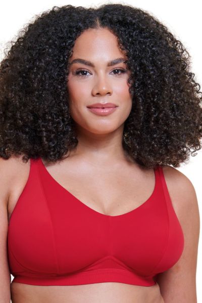 Curvy Kate Zen NW Soft -bralette - Red Kaaritueton bralette säädettävillä olkaimilla. 65-90 E/F - M/N CK093110-RED