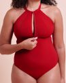 Curvy Kate Zip Tide NW Multiway -uimapuku - Red-thumb Kaaritueton kokouimapuku E-L-kupille. S/36-38 - 2XL/52-54 CS-035606-RED