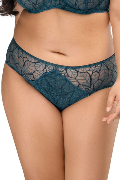 Nessa Zoia Midi Brief -alushousut - Deep Teal Green  L/40-42 - 5XL/50-52 ZOI-NO2-GRE