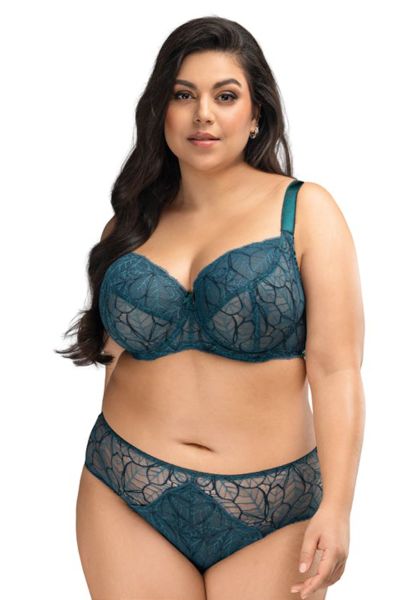 Nessa Zoa Midi Brief -alushousut - Deep Teal Green  L/40-42 - 5XL/50-52 ZOI-NO2-GRE
