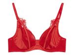 Zoya Fishnet & Lace -rintaliivit punainen
