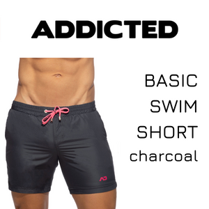 Addicted Basic swim short charcoal